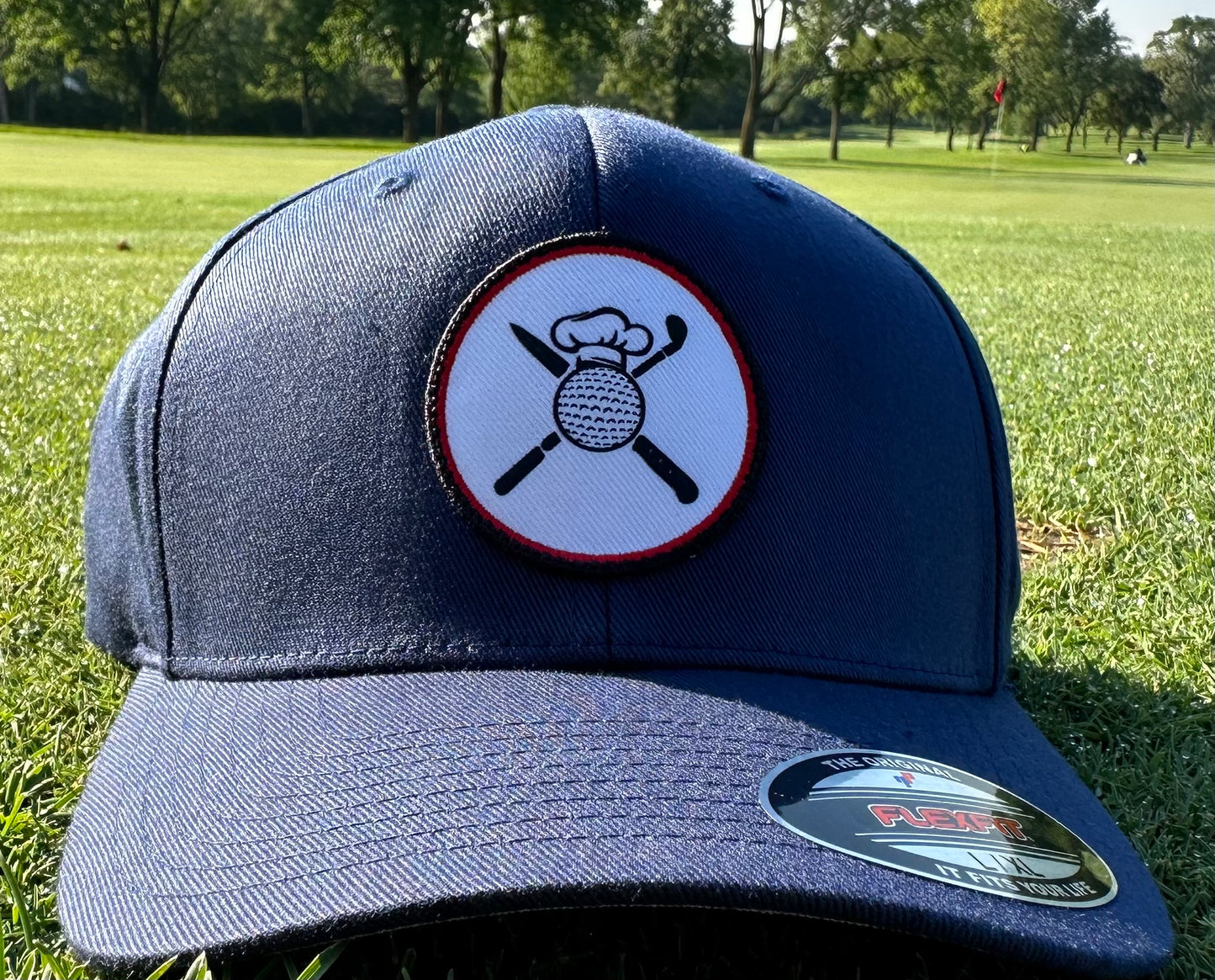 Flex Fit Hat Logo Patch